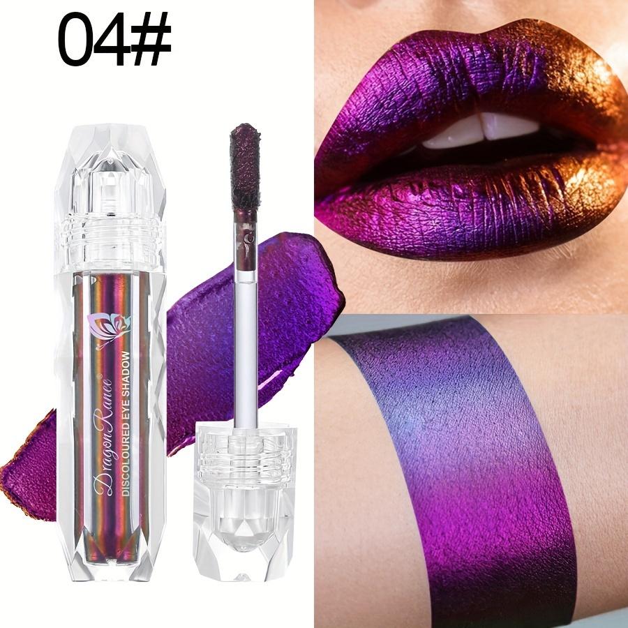 9-цветный металлический блеск для губ с эффектом хамелеона Lip Glzae High Shine Стойкая губная помада коралловых тонов для сценического и хеллоуинского макияжа