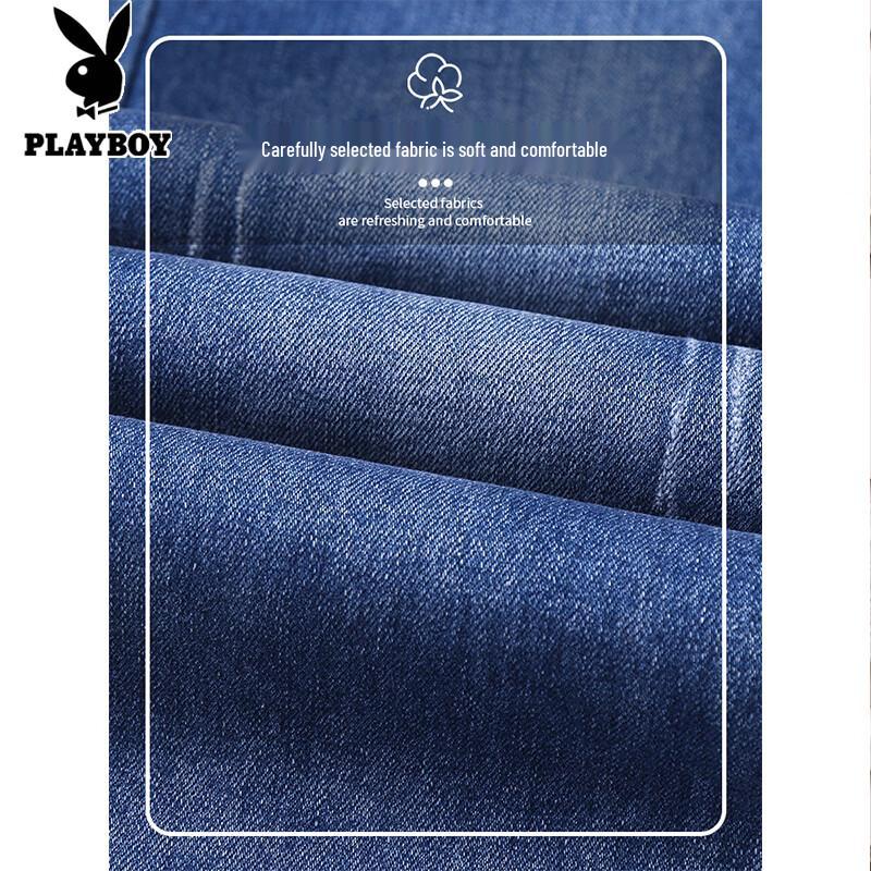 PLAYBOY Мужские джинсы прямого кроя слим фит