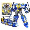 19CM Type Tobot GD Justice V Transforming Robot To Car Toy Korea Cartoon Brothers Anime Tobot Transformation Car Toys