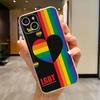 Rainbow Pride Flag Lesbians Phone Case For iPhone 17 16e 16 15 14 13 12 11mini Pro Max X XR XSMAX 8 7 Air Plus Soft Cover
