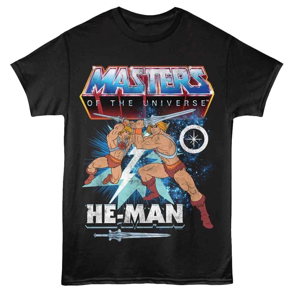 Masters Of The Universe - He Man Bolt - Black - Unisex Children's T-shirt