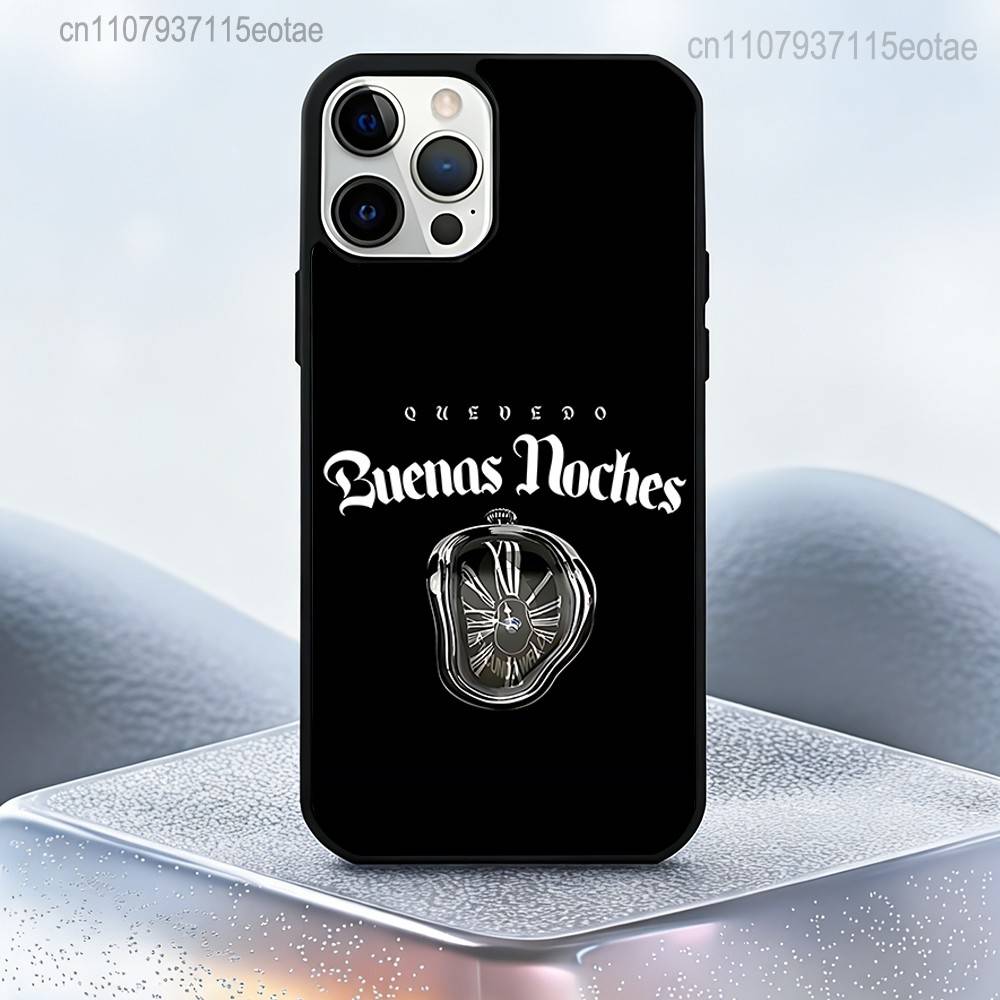 Singer Q-Quevedo BUENAS NOCHES For IPhone 17,16,15,14,13,12,11,Pro,Max,Plus,Mini,SE4,E Protective Magnetic Case Cover