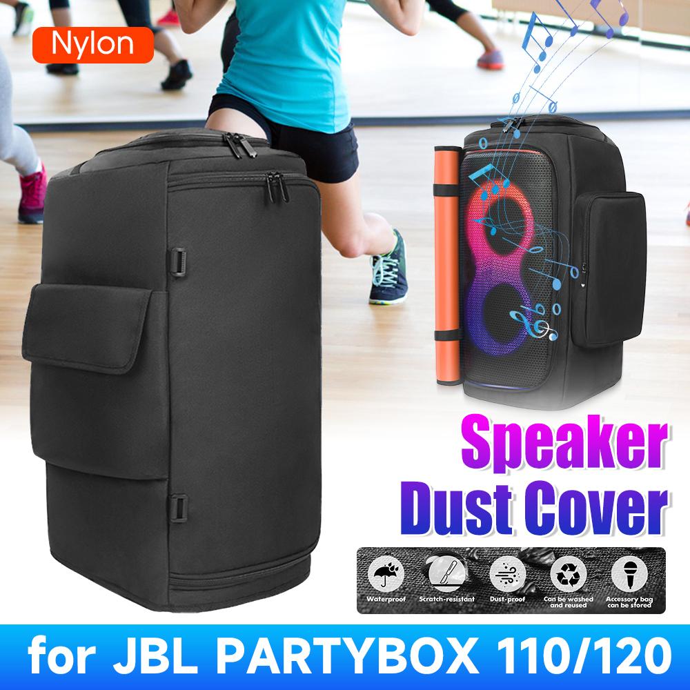 Speaker Dust Cover Zipper Closure Portable Speaker Dust Case Anti-Slip Double-Sided Speaker Storage Bag for Jbl PARTYBOX 110/120