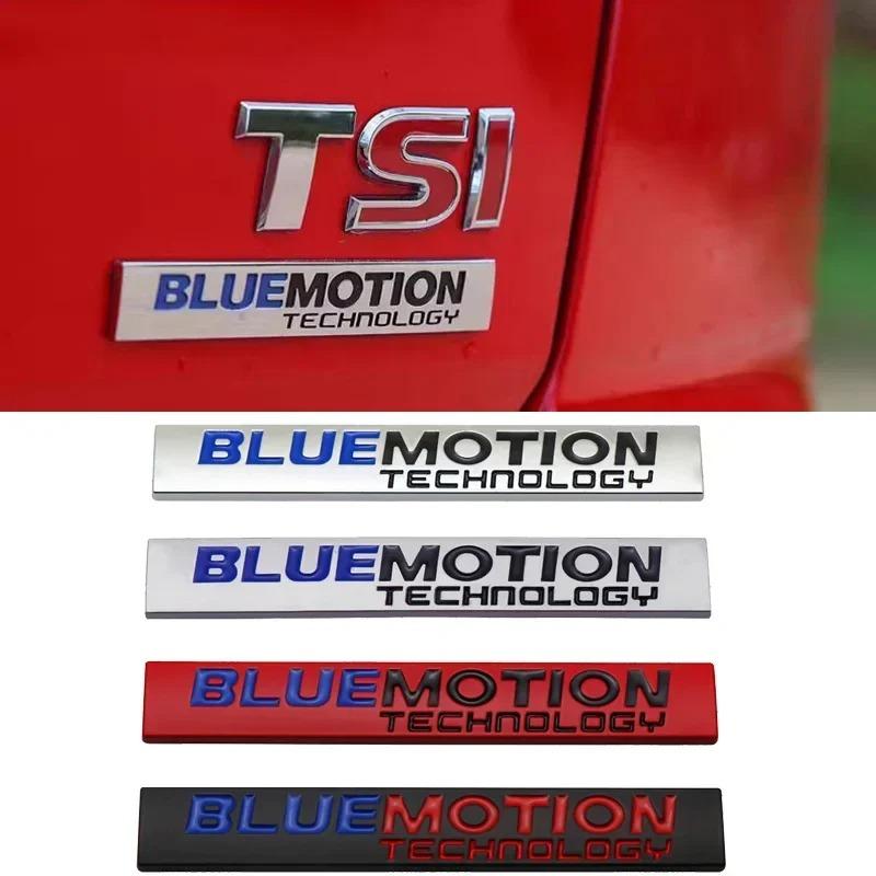 3D Металлический Логотип BLUEMOTION Технологии Наклейка-Эмблема на Задний Багажник Автомобиля Для Volkswagen VW Polo Golf 7 6 5 Passat B8 АксессуарыNB8