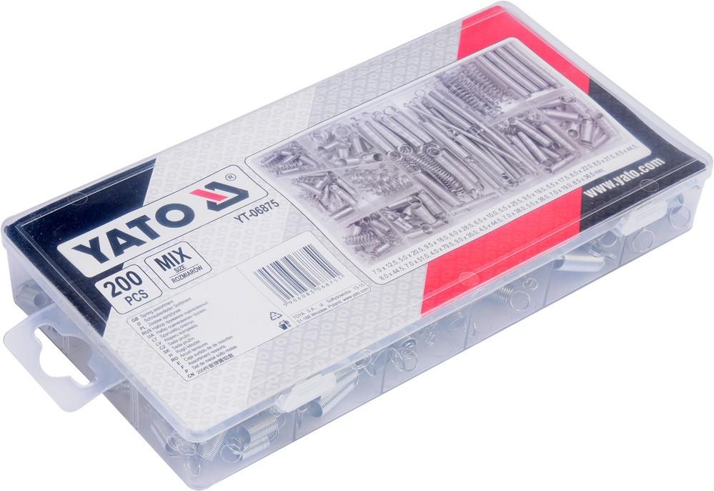 SPRING SET 200 PCS MIX OF TYPES YT-06875 YATO