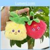 Short Soft Plush Fruit Toys Featuring Watermelon Mango And Pineperfect Collecting For