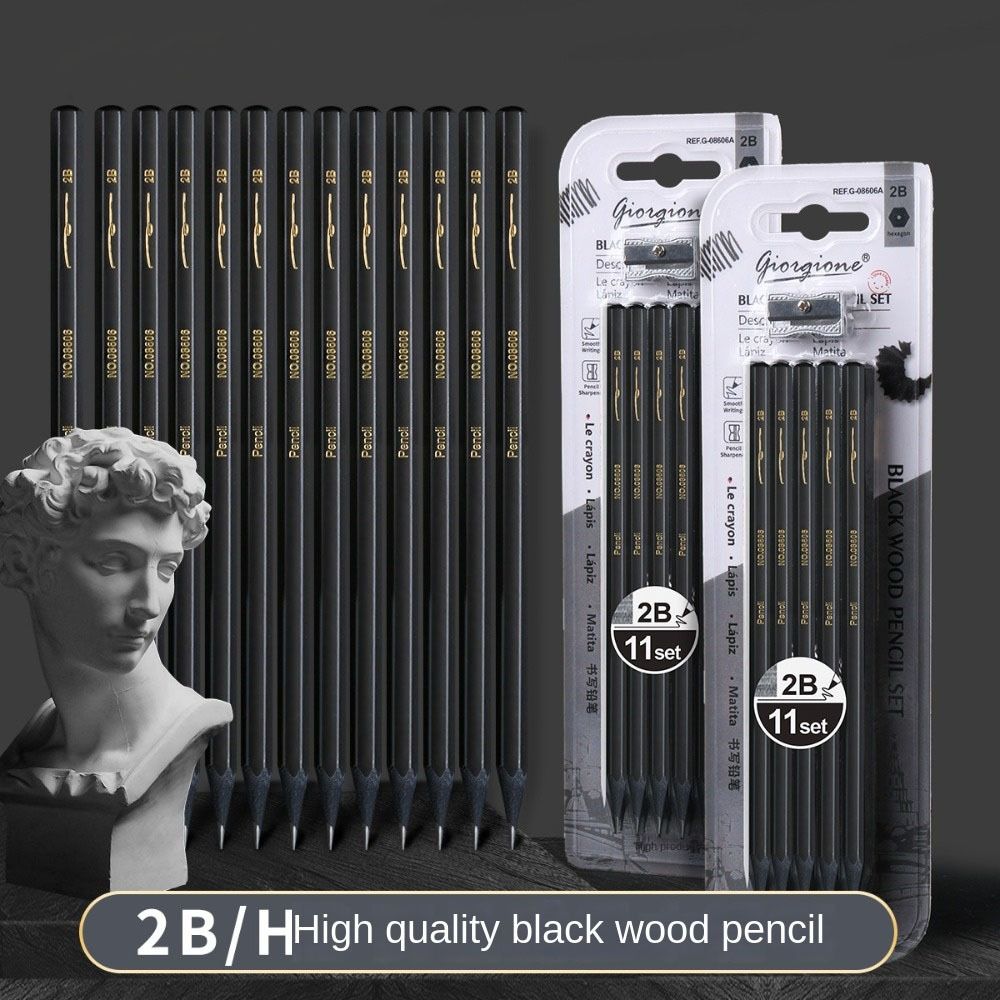 Soft Sketching Pencil Graphite Mixed Drawing Pencil Set Highlight Pen Charcoal Pencil Beginners