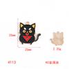 Halloween Jack O-Lantern Dark Ghost Kitten Simple Alloy Bracelet DIY Alloy Accessories Jewelry
