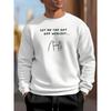 Men's Crew Neck Sweatshirt, 3-Way Stretch & Flexible, Ideal for Active Lifestyles
