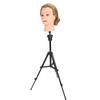 Штатив-подставка для головы манекена из алюминиевого сплава, регулируемый держатель-кронштейн для формы головы парика для парикмахерского обучения
