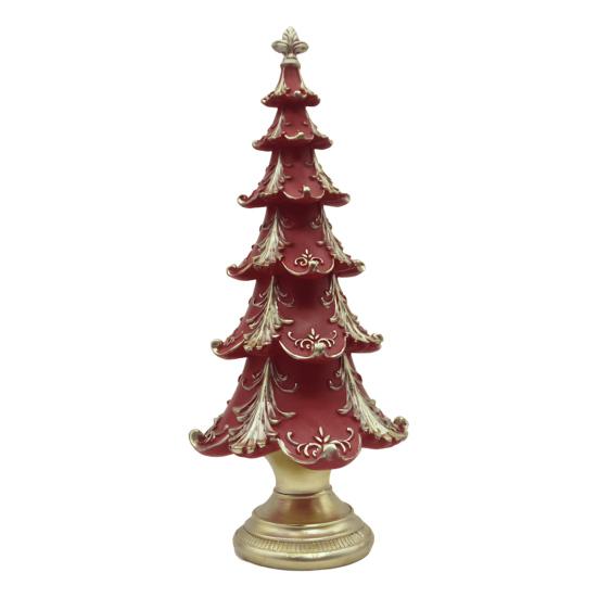 Рождественская елка Фигурка Елки Рождественское украшение Смола Снежный Настольный декор Элегантный Праздник