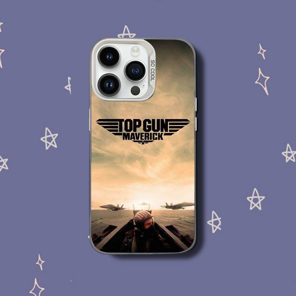 M-Movie Top Gun M-Maverick Чехол для телефона для iPhone 17,16,15,14,13,12,11,Pro,XS,Max,Plus,Mini,SE Белый Конфетный Матовый Ударопрочный Чехол