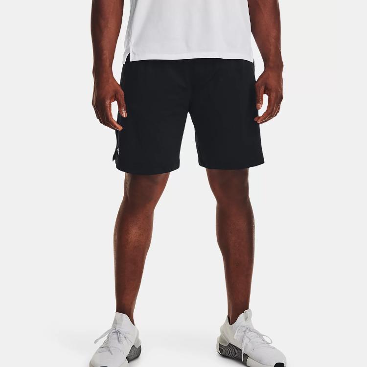 Under Armour Однотонные спортивные шорты с эластичной резинкой на талии, мужские, черные 1376955-001