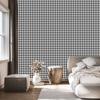 Geometric rhombus wallpaper gray and graphite 50x1000