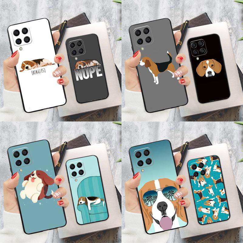 Чехол для щенка бигля для Samsung Galaxy M15 M55 M13 M23 M33 M53 M31 M51 M14 M34 M54 M20 M30s M12 M32 M52