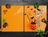 Glass protective plate for stove 2x45x52 Pop Art
