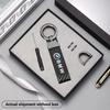 Leather Car Emblem Keychain Auto Vehicle Key Holder For BMW 50th F30 F10 E90 F20 E46 E60 E70 E39 E36 E87 E92 X6 X7 GT G30 G20 G0 bljm36