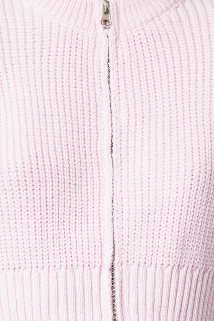 Women's Elegance Style Cardigan Black Crop Wadding Detailed Knitwear Cardigan