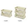 Multi-layers Storage Drawer Rack Multifunction Space Saving Display Storage Box Eco-friendly Material Transparent