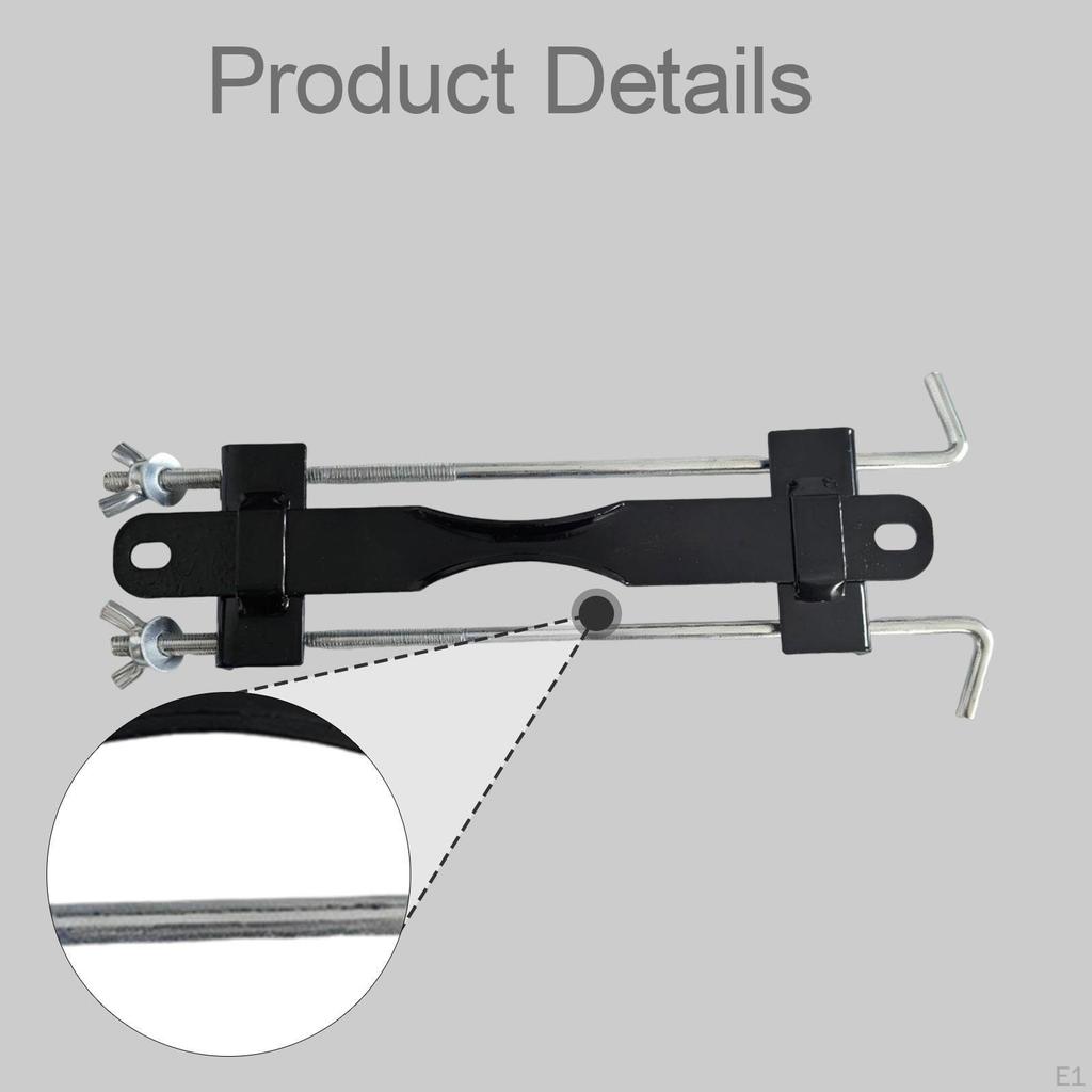 Car Battery Hold Down Fixed Holder Easy Installation Tray Iron Adjustable Accessories Heavy