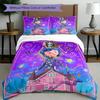 3pcs Duvet Cover Set (1*Duvet Cover + 2*Pillowcase, Without Core), Coraline Print Bedding Set, Bedroom Decor, All‑Season, Birthday Gift