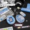 Keychain Retro Photocard Holder 1 Inch Family Picture Cover Kawaii Card Display Case  Stationery