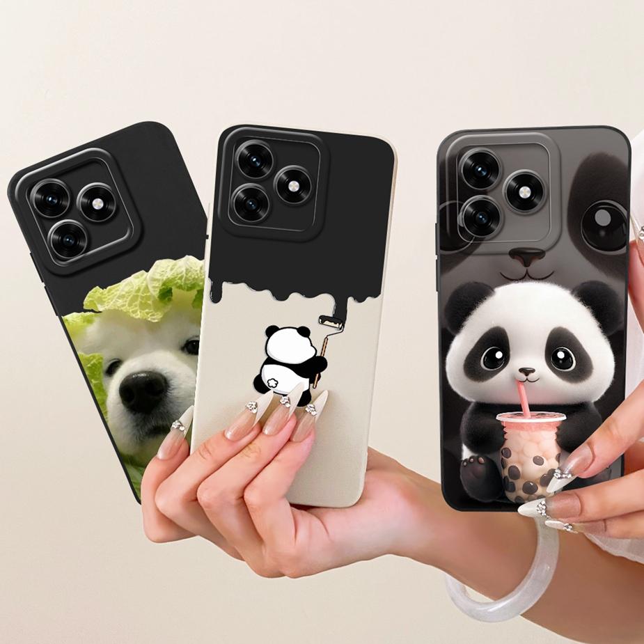 For Honor X5C Plus Case NLA-LX1 Cute Panda Dog Funny Cartoon Cover Soft TPU Phone Case For Honor X5C HonorX5C Plus Fundas Bumper