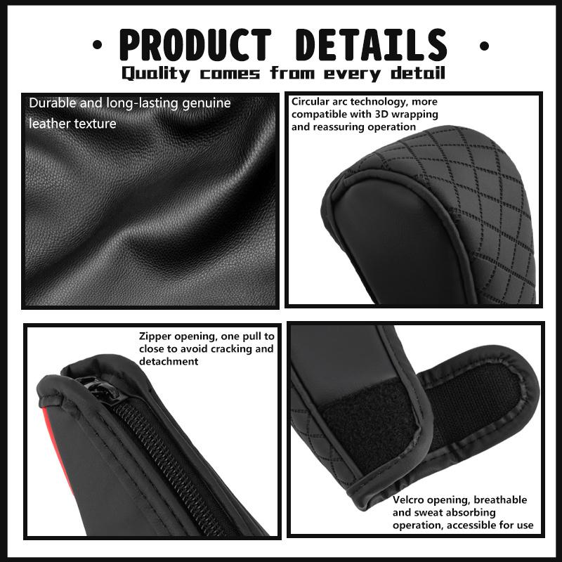 Leather Car Gear Shift Sleeve Knob Protective Cover For BMW M M2 M3 M4 M5 M6 E46 E90 E60 F30 E39 X1 X3 X4 X5 XR1