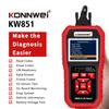 KONNWEI OBD2 KW851 Car OBD 2 Scanner Professional Diagnostic Tools Vehicle Maintenance Reset-Tool Auto Engine Check Code Reader