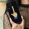 Cartoon Middle Finger For OPPO A57 A17 A77 A16 A76 A96 A58 A78 A98 A74 A94 A5 A9 A15 A52 A72 A93 A53 A54S Case