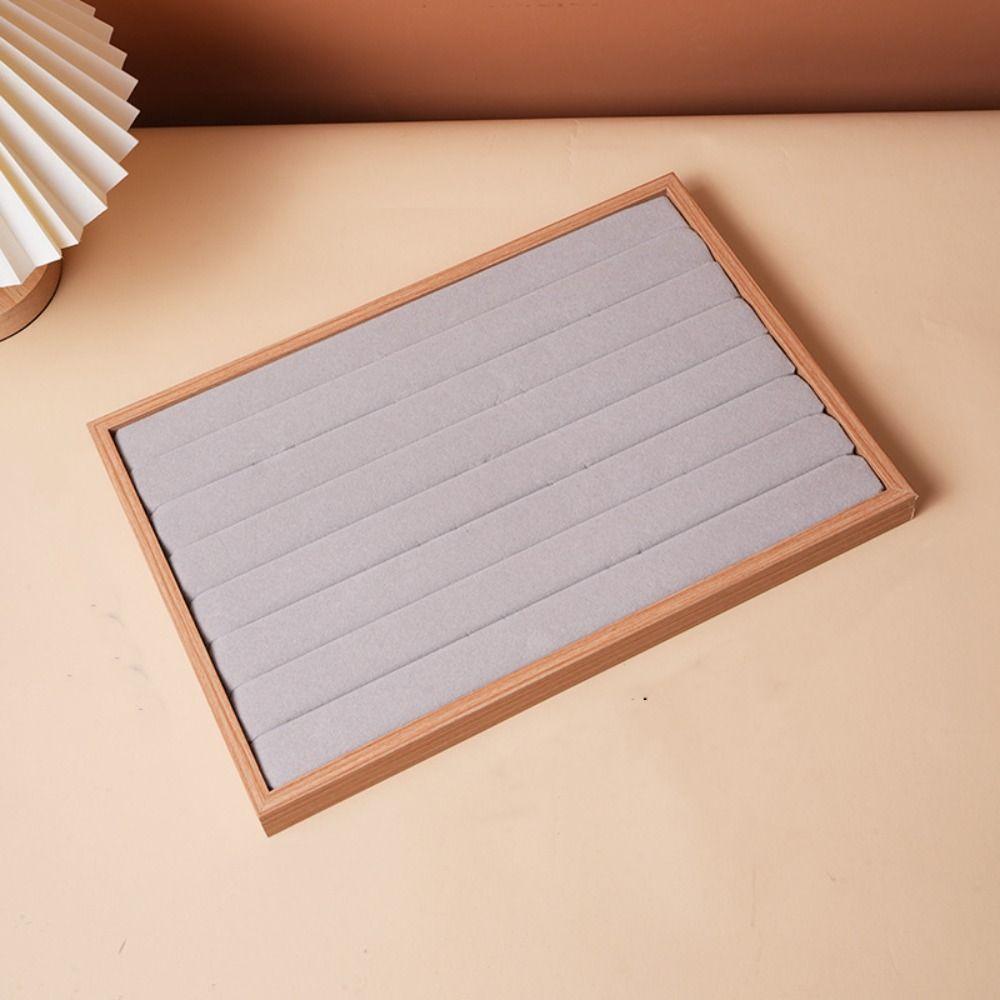 Деревянный поднос для ювелирных изделий, изысканная деревянная органайзерная коробка, антикварная коробка для хранения ожерелий и браслетов