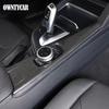 Для BMW 3 4 серии F30 F31 F32 F35 2013-2019 Накладки-наклейки Декоративная отделка Панели переключения передач Консоли Автомобиля из Настоящего Углеродного Волокна