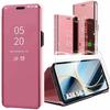 Protective Case - BOOLING - for Samsung Galaxy A36 5G - Pink - Smart Case - 2 Tempered Glasses