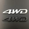 1 шт. 3D Хромированные Металлические Буквы Логотип Автомобиля 4WD Наклейка-Шильдик на Крыло Сторону Задний Багажник Автомобиля