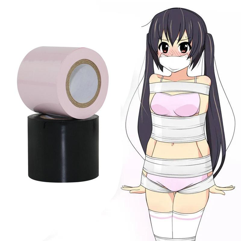 16 м Бондаж Бесследная Лента БДСМ Фетиш Раб Секс-Игрушки Ремень Удержания Тела Провокационная Альтернатива Связанная Самоклеящаяся Игрушка для Взрослых Женщин Пар