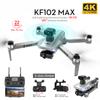 2024 Новый KF102MAX GPS Дрон 4K Профессиональная HD Камера 2-осевой Подвес Anti Shake 5G WiFi FPV Бесщеточный Складной RC Квадрокоптер Игрушка в Подарок 1200 м