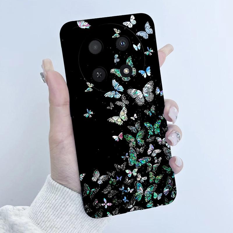 Чехол для Huawei Nova 12i Дизайн 'Девочка с цветами' Мягкий силиконовый чехол для телефона для Huawei Nova12i 12 i 4G CTR-L81 L91 Nova 13i Чехол Capa