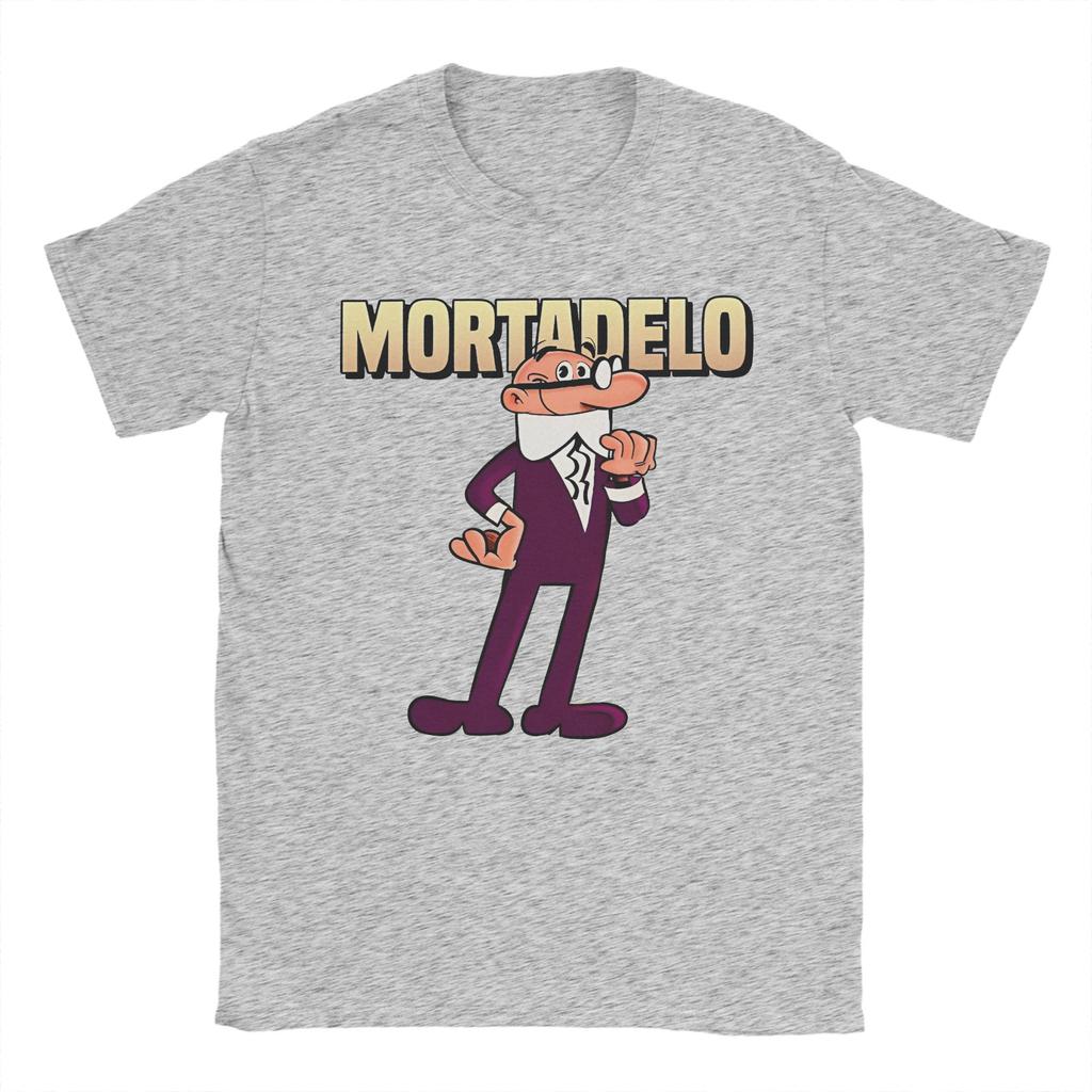 Men Women Mort & Phil Mortadelo y Filemón Shirt Cotton Graphic Printed T-Shirt  Top Clothing