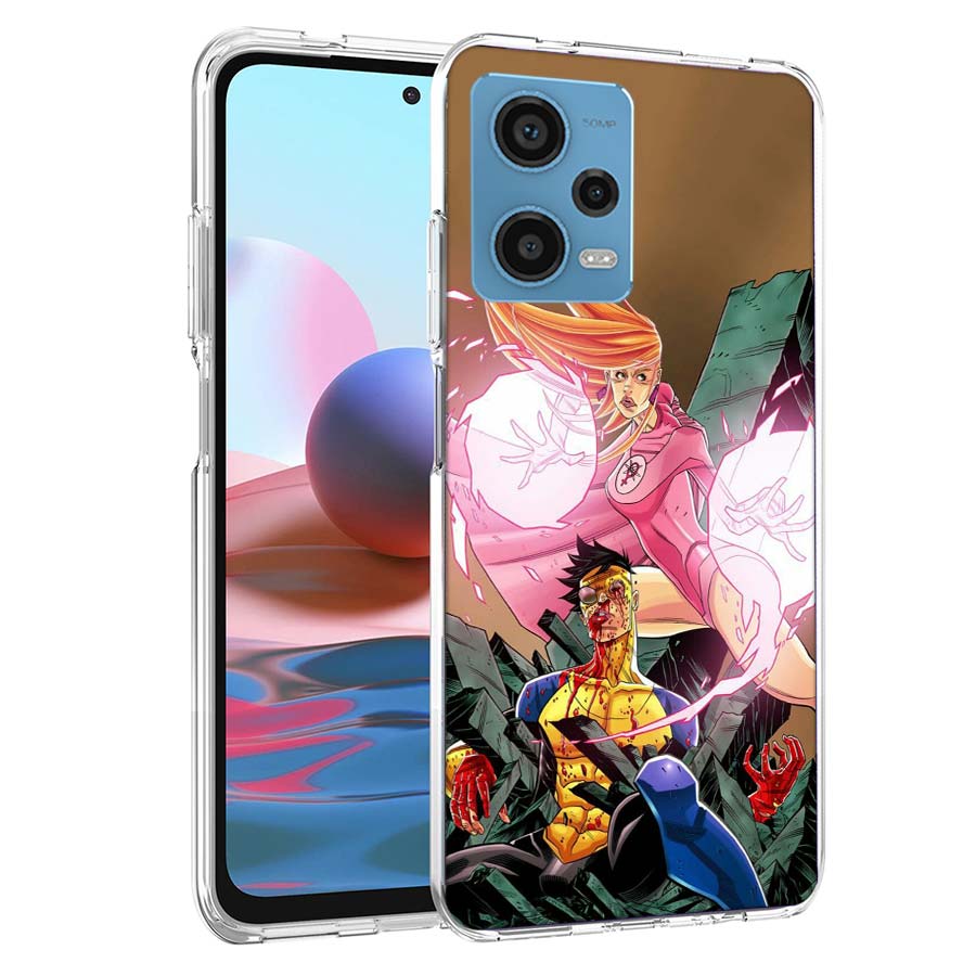 Мультяшный Неуязвимый Чехол Для Телефона Для Redmi Note 13 12 14 15 Pro Plus 13R 11 11T 11E 11S 10 Pro 10S 9 9S Чехол Прозрачный ТПУ Capa C