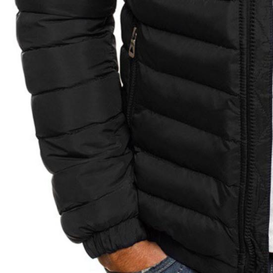 Мужское хлопковое пальто с капюшоном и завязками на шнурке, длинный рукав, теплая зимняя куртка с застежкой-молнией, плюшевая подкладка, плотная верхняя одежда