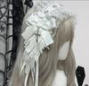 Women's Harajuku Steampunk Y2K Wing Headwear Bow Headband Lolita Gothic Dark Angel Headwear and Hair Accessories