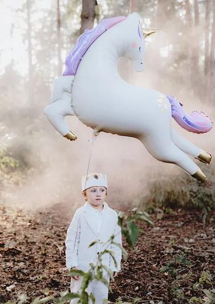 Foil Balloon Cute Pastel Unicorn Birthday Unicorn 1st Birthday 113x83cm