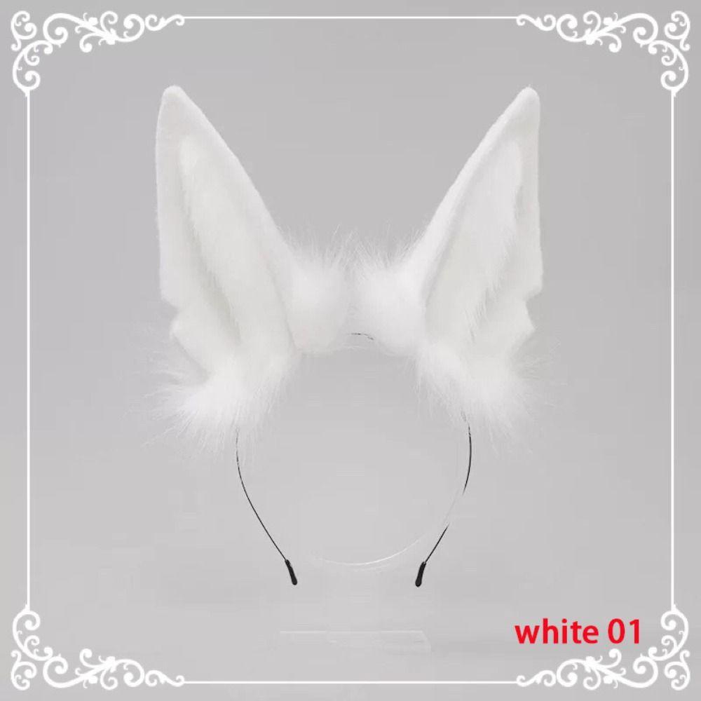 Плюшевый Лолита Ободок Пушистые Ушки Повязка на Голову Подарок Обручи для Волос Вечеринка на Хэллоуин