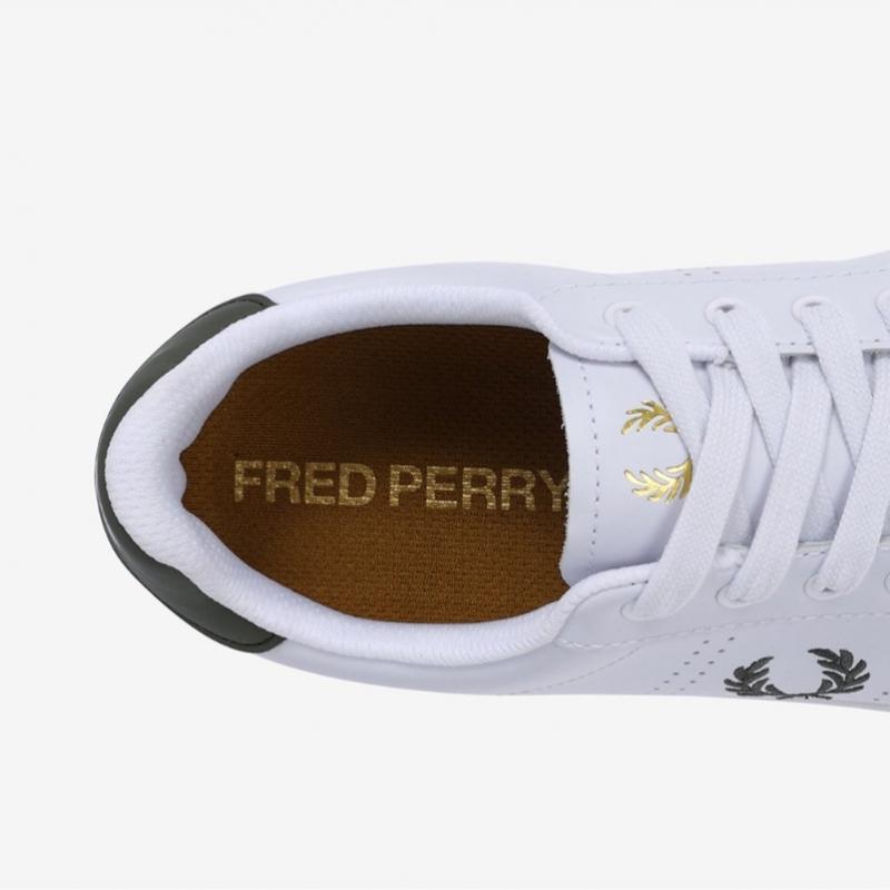 Fred Perry Унисекс кроссовки B721 Кожаные