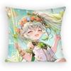 Lesser Lord Kusanali Nahida Pillow Case Antidustmite Pillowcase Invisible zipper silky short plush Sofa cushion cover