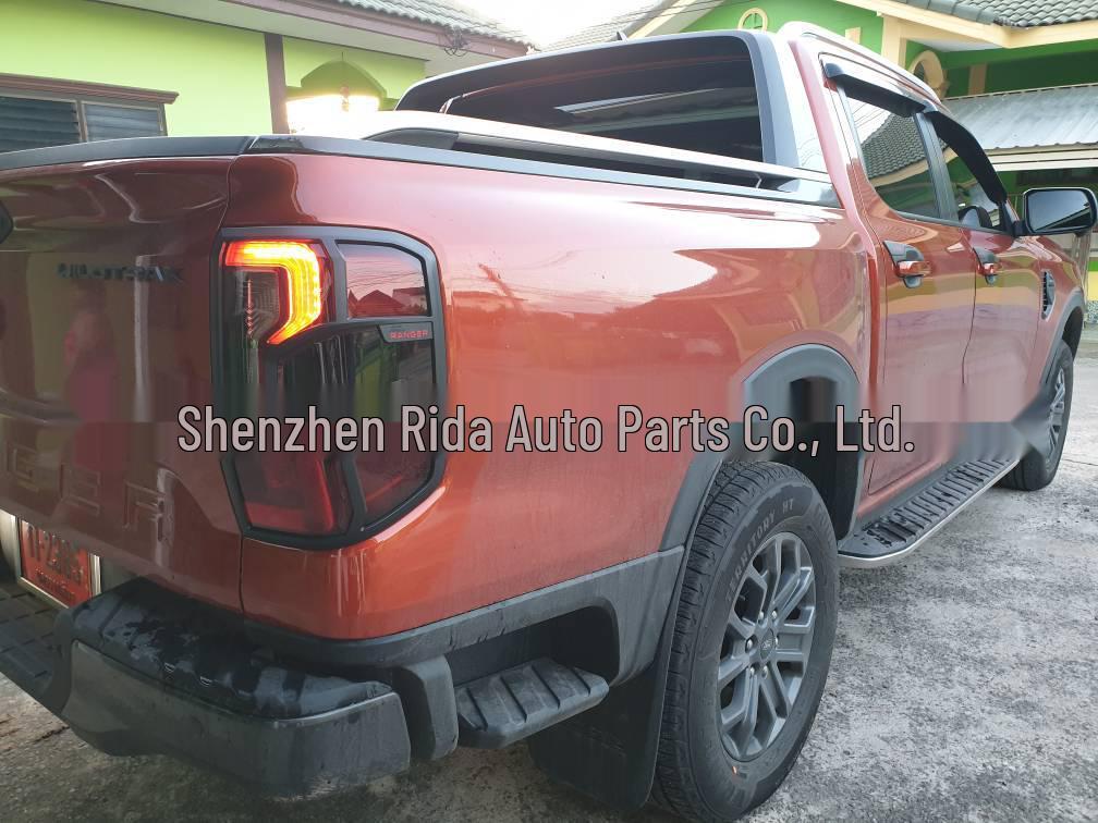 Ford Ranger T9 2022+ High-Spec Taillight Cover: Scratch-Resistant Exterior Upgrade