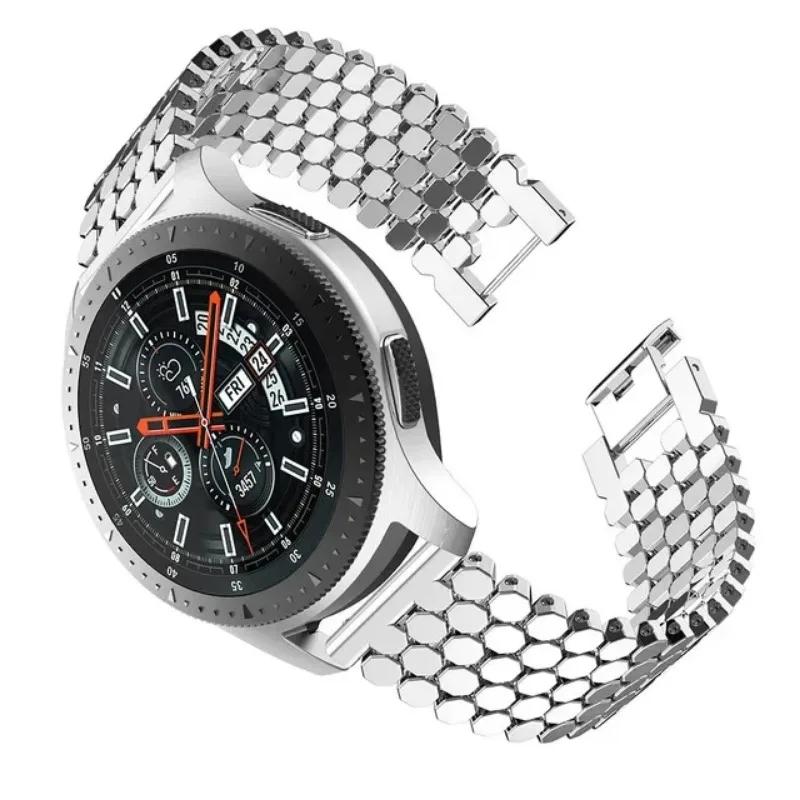Быстросъемный ремешок из нержавеющей стали без зазоров для Samsung Galaxy Watch 6 Classic 47 мм 43 мм 4 42 46 мм 5 Pro 45 мм 40 мм 44 мм Correa
