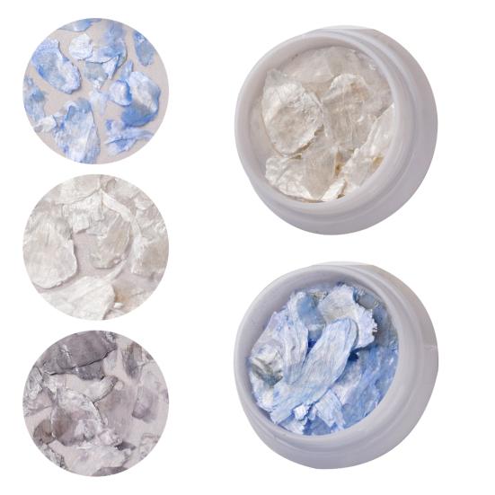 1 коробка, украшение для ногтей, привлекательная натуральная привлекательная оболочка для ногтей, нерегулярные украшения для дизайна ногтей