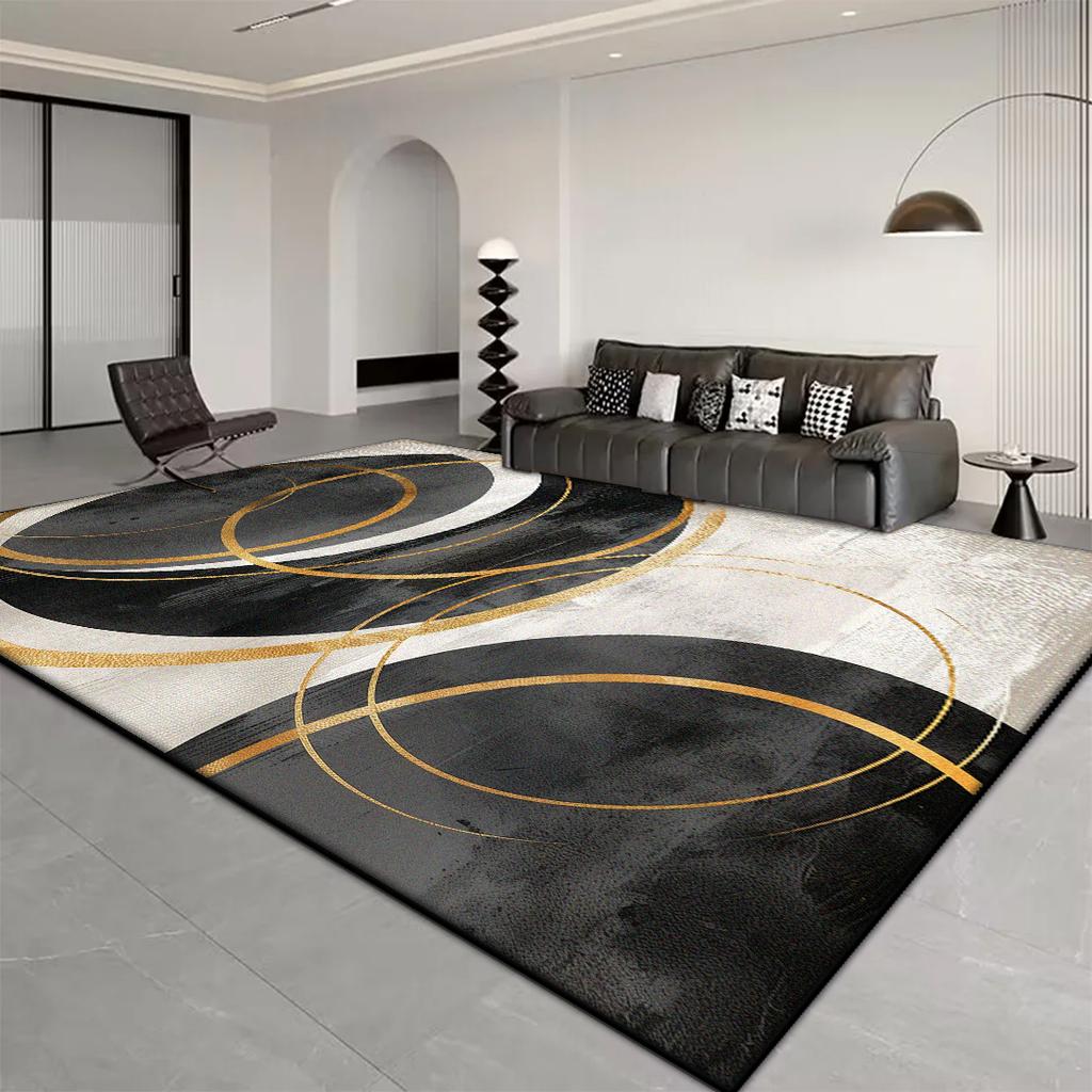Modern Large Carpets for Living Room Decoration Home Geometry Rug Non-slip Bedroom Lounge Rugs Washable Sofa Coffee Tables Mat