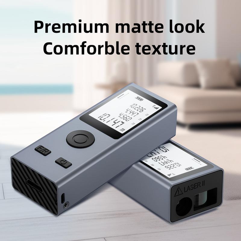 Laser Distance Meter Multifunctional Portable Measuring Device Metal Housing Mini Size Rangefinder Measurement